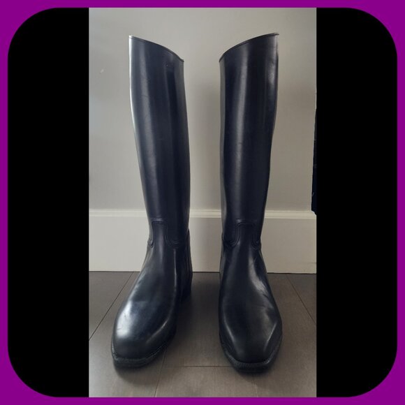 WEMBLEY || Rubber Equestrian Riding Boots (SIZE 38) - Picture 2 of 6